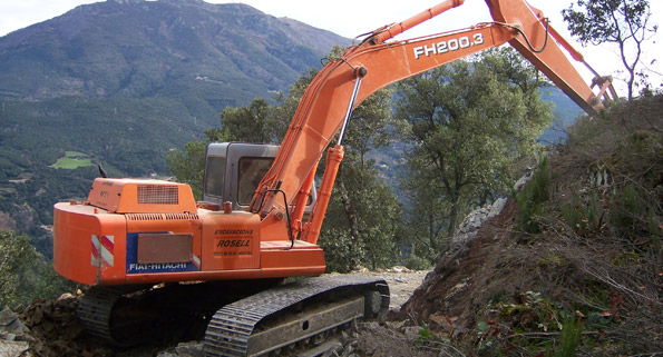Trabajos de empresa de excavación en Girona