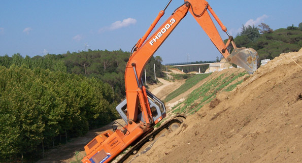 excavaciones en Arbúcies en entornos urbanos y rurales